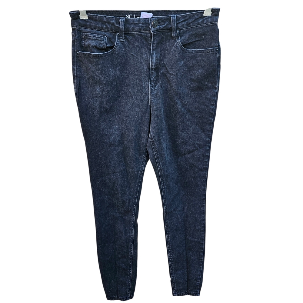 No Boundaries Black  Denim Jeans Women Size 11 - Picture 3 of 13